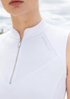 Maximilian Equestrian Miral Sleeveless Base Layer (White) by Maximilian Equestrian at  Try a Bit