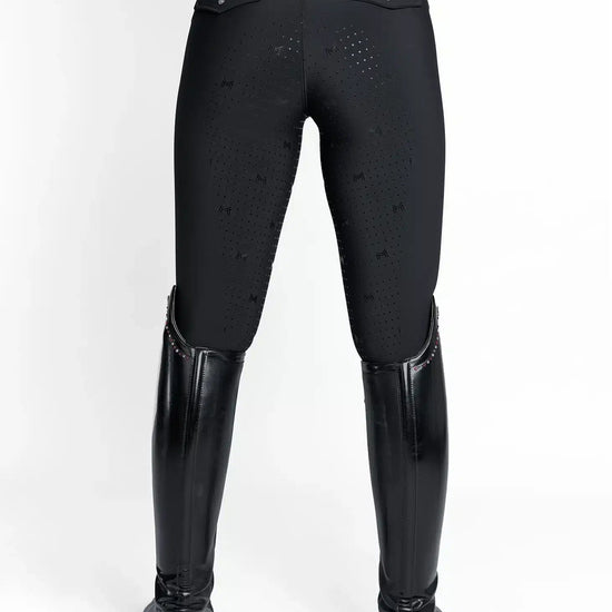 Maximilian Equestrian Pro Riding Leggings Black by Maximilian Equestrian at  Try a Bit