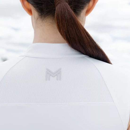Maximilian Equestrian Miral Sleeveless Base Layer (White) by Maximilian Equestrian at  Try a Bit