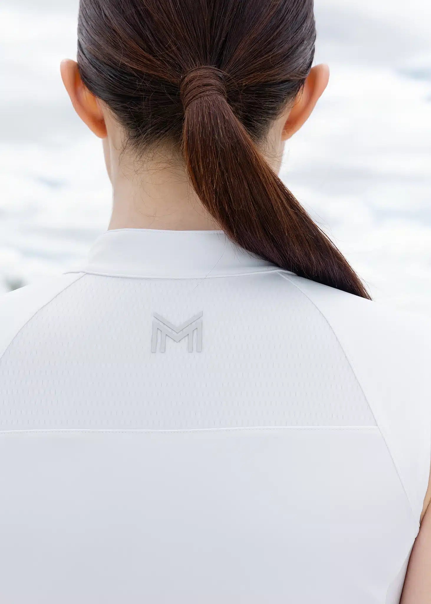 Maximilian Equestrian Miral Sleeveless Base Layer (White) by Maximilian Equestrian at  Try a Bit