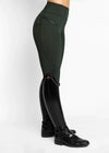 Maximilian Equestrian Studio Riding Leggings Hunter Green by Maximilian Equestrian at  Try a Bit