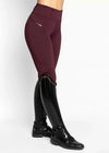 Maximilian Equestrian Studio Riding Leggings Burgundy by Maximilian Equestrian at  Try a Bit