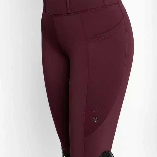 Maximilian Equestrian Studio Riding Leggings Burgundy by Maximilian Equestrian at  Try a Bit