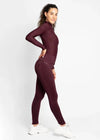 Maximilian Equestrian Studio Riding Leggings Burgundy by Maximilian Equestrian at  Try a Bit