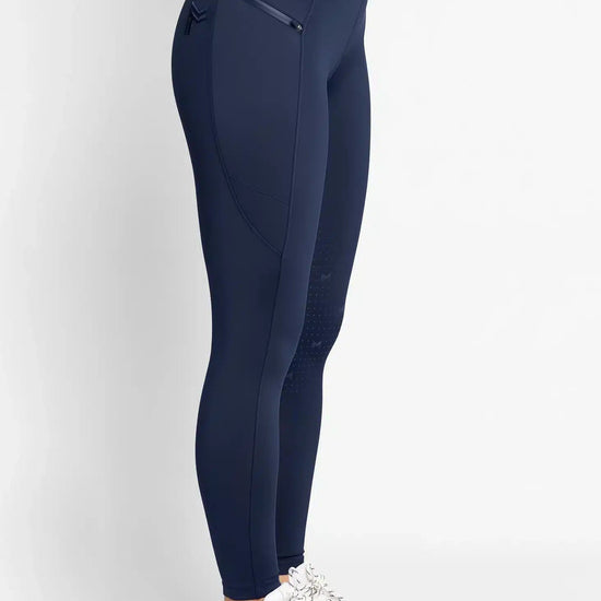 Maximilian Equestrian Studio Riding Leggings Navy by Maximilian Equestrian at  Try a Bit