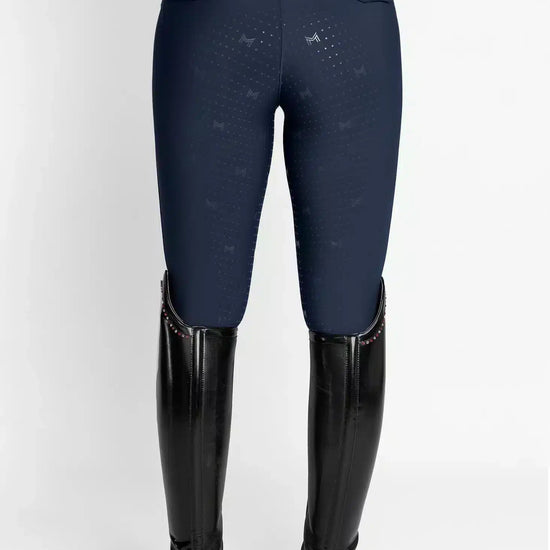 Maximilian Equestrian Pro Riding Leggings Navy by Maximilian Equestrian at  Try a Bit