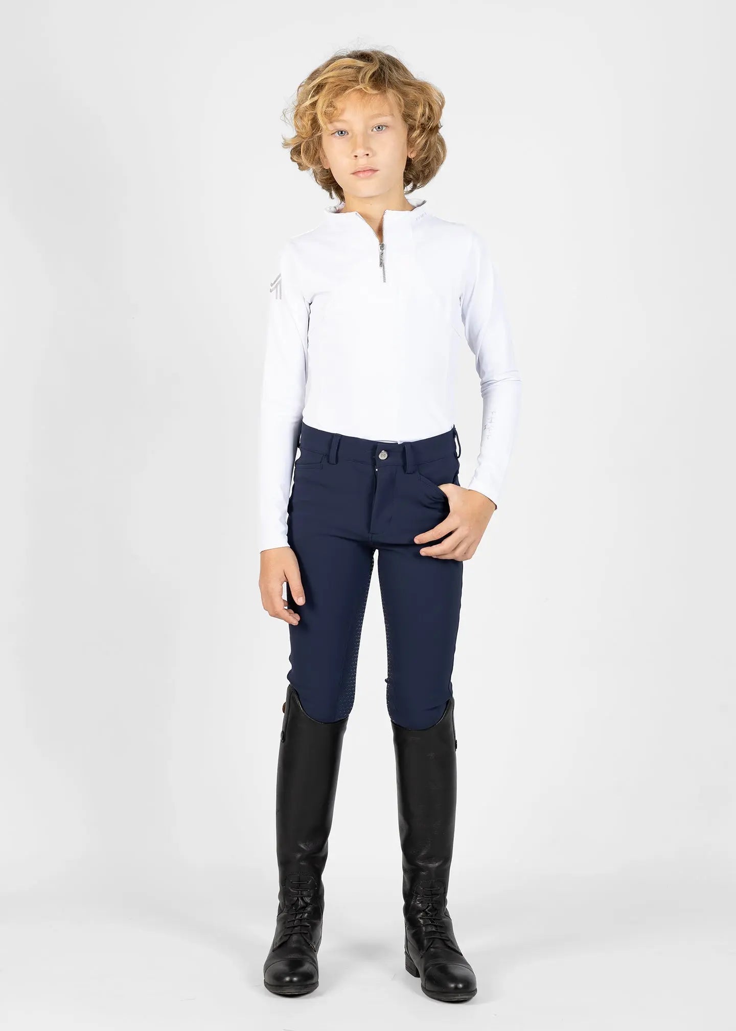 YR Performance Breeches (Navy) by Maximilian Equestrian at  Try A Bit
