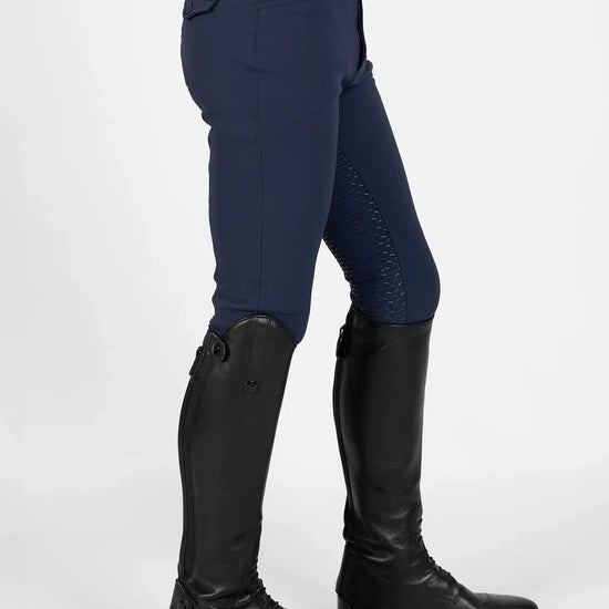 Maximilian Equestrian YR Performance Breeches (Navy) by Maximilian Equestrian at  Try a Bit