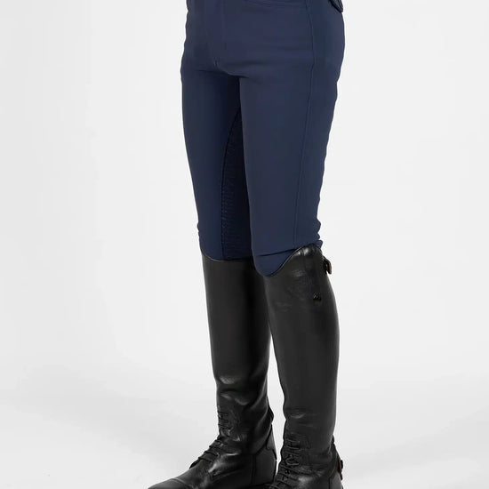 Maximilian Equestrian YR Performance Breeches (Navy) by Maximilian Equestrian at  Try a Bit