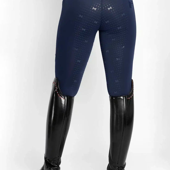 Maximilian Equestrian Studio Riding Leggings Navy by Maximilian Equestrian at  Try a Bit