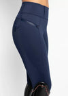 Maximilian Equestrian Studio Riding Leggings Navy by Maximilian Equestrian at  Try a Bit