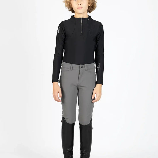 Maximilian Equestrian YR Performance Breeches (Grey) by Maximilian Equestrian at  Try a Bit