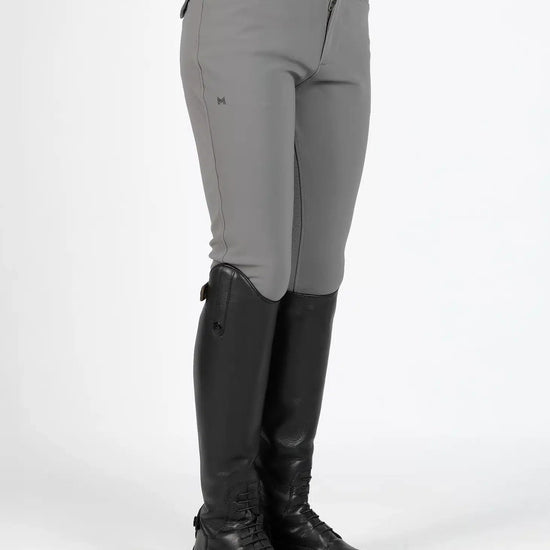 Maximilian Equestrian YR Performance Breeches (Grey) by Maximilian Equestrian at  Try a Bit