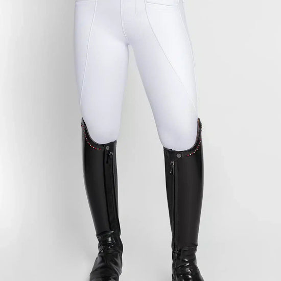 Maximilian Equestrian Pro Riding Leggings White by Maximilian Equestrian at  Try a Bit