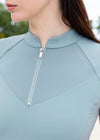 Maximilian Equestrian Miral Sleeveless Base Layer (Aqua) by Maximilian Equestrian at  Try a Bit