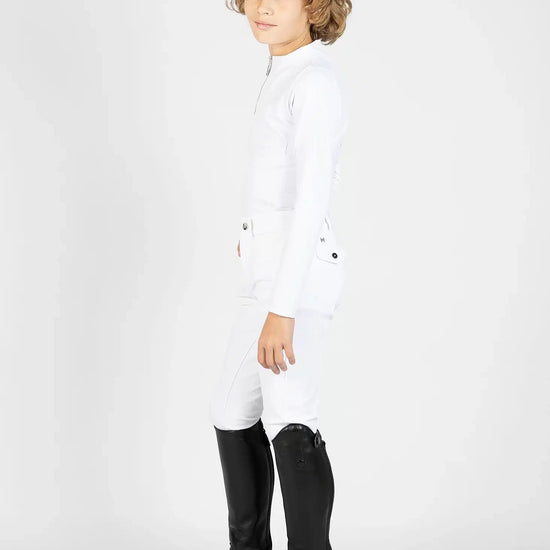 Maximilian Equestrian YR Performance Breeches (White) by Maximilian Equestrian at  Try a Bit