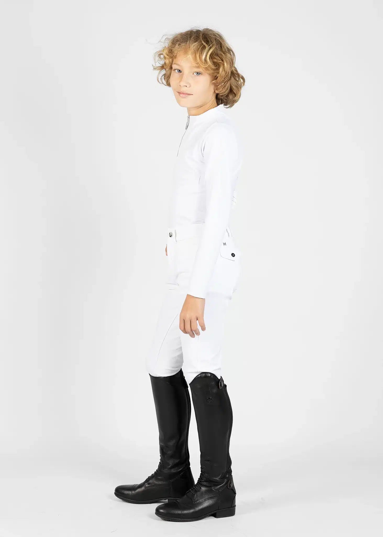 Maximilian Equestrian YR Performance Breeches (White) by Maximilian Equestrian at  Try a Bit