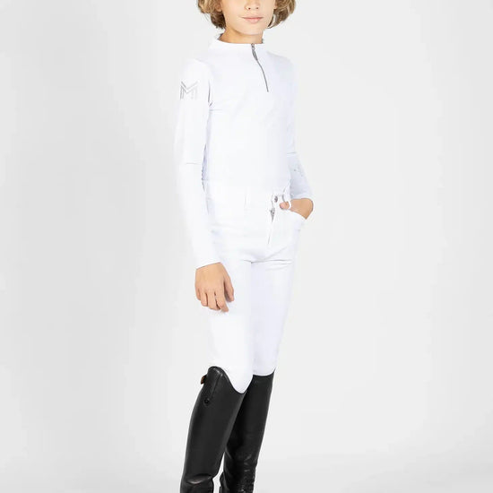 Maximilian Equestrian YR Performance Breeches (White) by Maximilian Equestrian at  Try a Bit