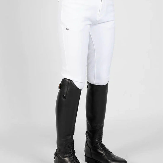 Maximilian Equestrian YR Performance Breeches (White) by Maximilian Equestrian at  Try a Bit