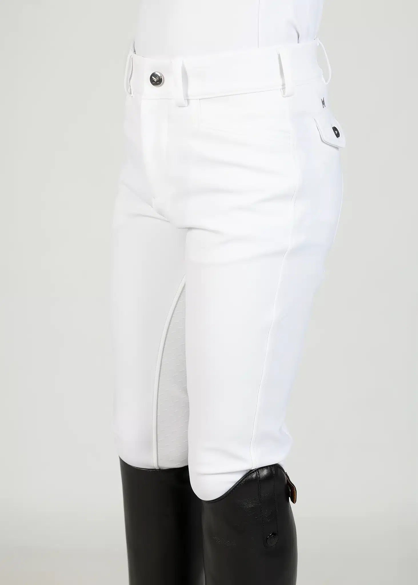 Maximilian Equestrian YR Performance Breeches (White) by Maximilian Equestrian at  Try a Bit