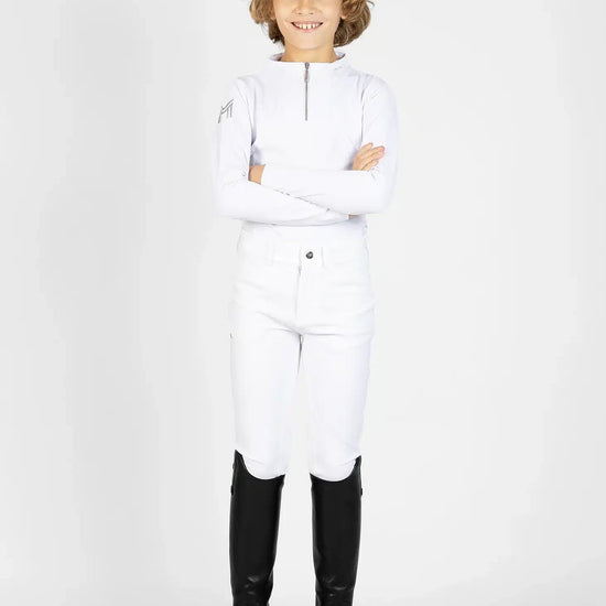 Maximilian Equestrian YR Performance Breeches (White) by Maximilian Equestrian at  Try a Bit