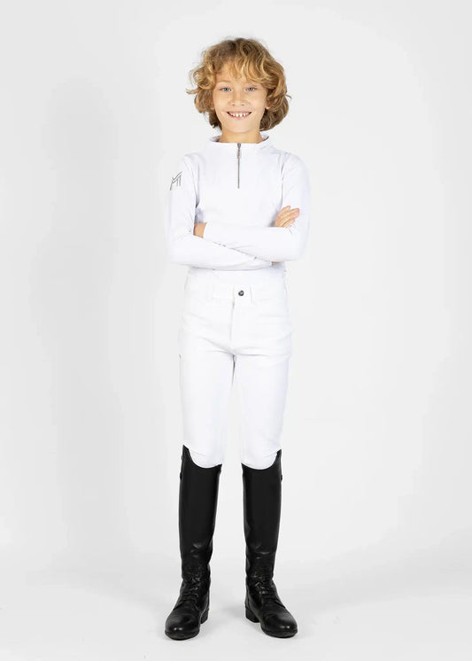Maximilian Equestrian YR Performance Breeches (White) by Maximilian Equestrian at  Try a Bit