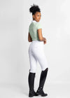 Maximilian Equestrian Air Short Sleeve Show Shirt Sage Green by Maximilian Equestrian at  Try a Bit