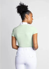 Maximilian Equestrian Air Short Sleeve Show Shirt Sage Green by Maximilian Equestrian at  Try a Bit