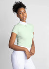 Maximilian Equestrian Air Short Sleeve Show Shirt Sage Green by Maximilian Equestrian at  Try a Bit