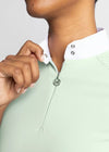 Maximilian Equestrian Air Short Sleeve Show Shirt Sage Green by Maximilian Equestrian at  Try a Bit