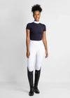 Maximilian Equestrian Air Short Sleeve Show Shirt Navy by Maximilian Equestrian at  Try a Bit