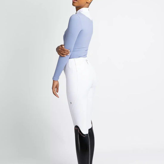 Maximilian Equestrian Studio Riding Leggings White by Maximilian Equestrian at  Try a Bit
