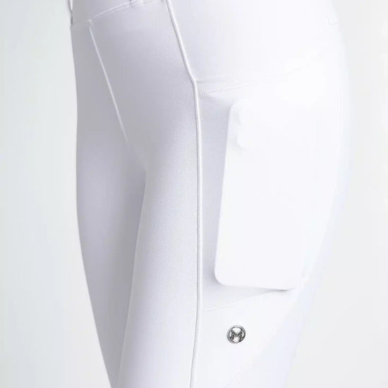 Maximilian Equestrian Studio Riding Leggings White by Maximilian Equestrian at  Try a Bit