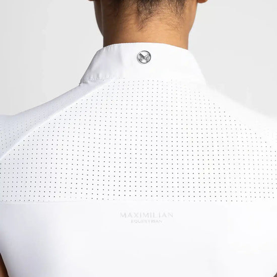 Maximilian Equestrian Air Short Sleeve Show Shirt White by Maximilian Equestrian at  Try a Bit