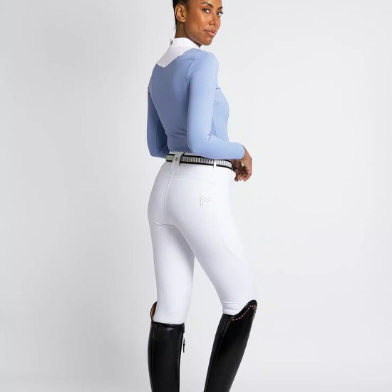 Maximilian Equestrian Studio Riding Leggings White by Maximilian Equestrian at  Try a Bit