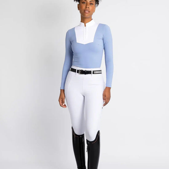Maximilian Equestrian Studio Riding Leggings White by Maximilian Equestrian at  Try a Bit