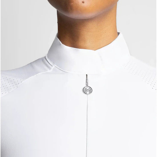 Maximilian Equestrian Air Short Sleeve Show Shirt White by Maximilian Equestrian at  Try a Bit