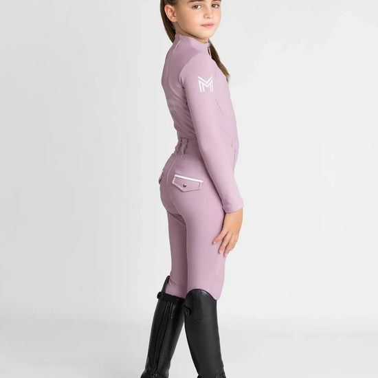 Maximilian Equestrian YR Pro Riding Leggings (Mauve) by Maximilian Equestrian at  Try a Bit