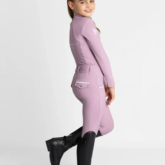 Maximilian Equestrian YR Pro Riding Leggings (Mauve) by Maximilian Equestrian at  Try a Bit