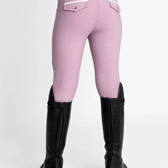 Maximilian Equestrian YR Pro Riding Leggings (Mauve) by Maximilian Equestrian at  Try a Bit