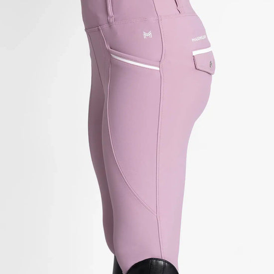 Maximilian Equestrian YR Pro Riding Leggings (Mauve) by Maximilian Equestrian at  Try a Bit