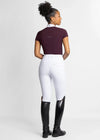 Maximilian Equestrian Air Short Sleeve Show Shirt Burgundy by Maximilian Equestrian at  Try a Bit