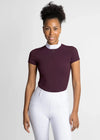 Maximilian Equestrian Air Short Sleeve Show Shirt Burgundy by Maximilian Equestrian at  Try a Bit