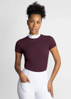 Maximilian Equestrian Air Short Sleeve Show Shirt Burgundy by Maximilian Equestrian at  Try a Bit
