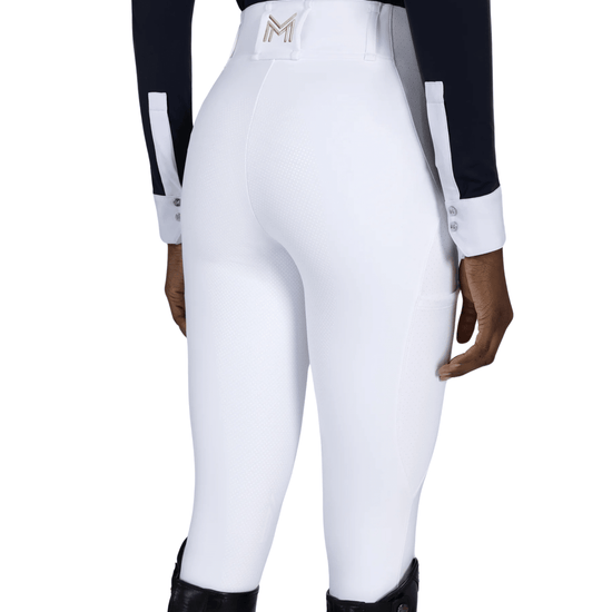 Maximilian Equestrian Aero Breeches White/Gold by Maximilian Equestrian at  Try a Bit