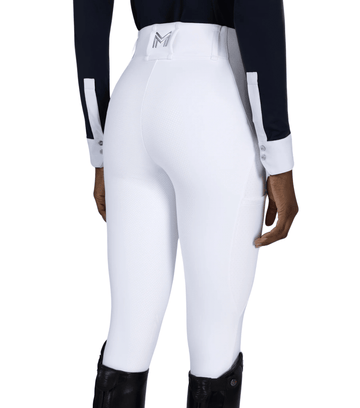 Maximilian Equestrian Aero Breeches (White/Silver) by Maximilian Equestrian at  Try a Bit