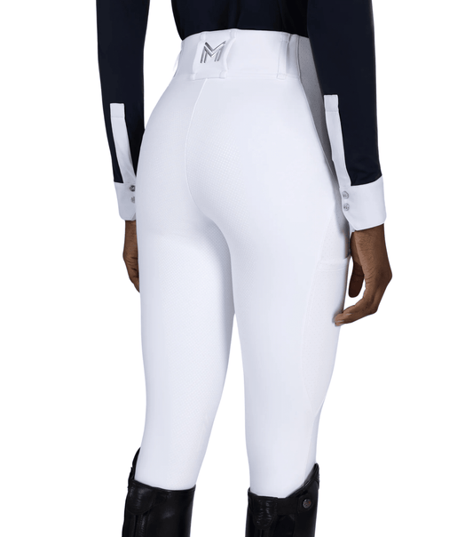 Maximilian Equestrian Aero Breeches (White/Silver) by Maximilian Equestrian at  Try a Bit