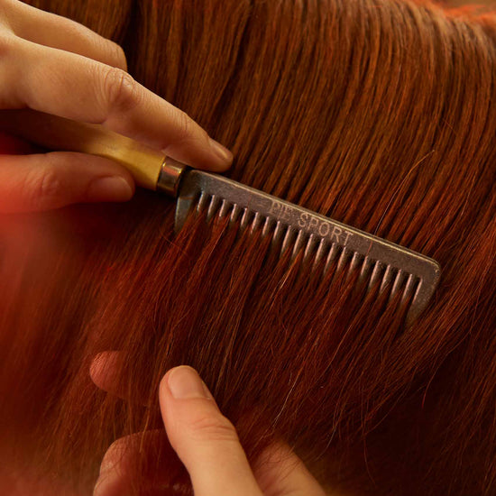 Premier Equine Aluminium Mane Comb with Wooden Handle by Premier Equine at  Try a Bit
