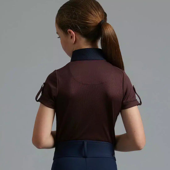 Premier Equine Mini Amia Girl's Technical Short Sleeve Riding Top by Premier Equine at  Try a Bit