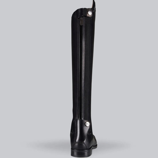 Astra Womens Lace Front Tall Leather Riding Boots Black by Premier Equine Int. Ltd. at  Try A Bit
